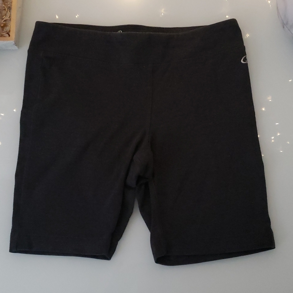 Dark gray biker shorts